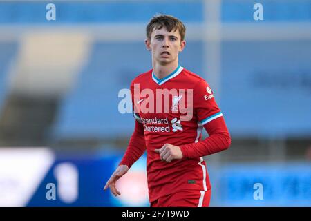 Manchester, Regno Unito. 09 aprile 2021. Ben Woodburn di Liverpool a Manchester, Regno Unito, il 4/9/2021. (Foto di Conor Molloy/News Images/Sipa USA) Credit: Sipa USA/Alamy Live News Foto Stock