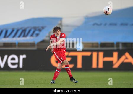 Manchester, Regno Unito. 09 aprile 2021. Leighton Clarkson di Liverpool a Manchester, Regno Unito, il 4/9/2021. (Foto di Conor Molloy/News Images/Sipa USA) Credit: Sipa USA/Alamy Live News Foto Stock