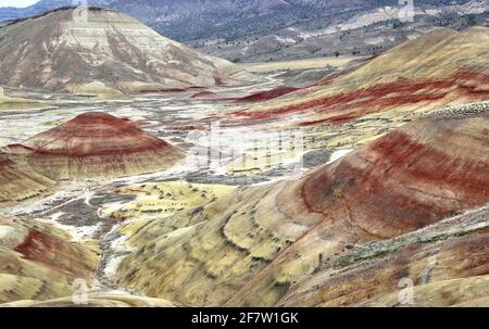 The Painted Hills, Oregon Foto Stock