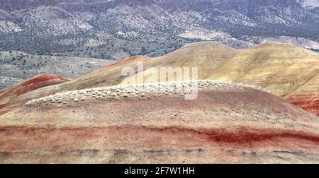 The Painted Hills, Oregon Foto Stock