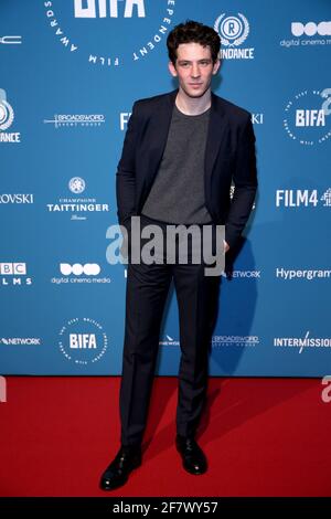 LONDRA, REGNO UNITO - 11 marzo 2021: Josh o'Connor partecipa al 21° British Independent Film Awards all'Old Billingsgate il 2 dicembre 2018 a Londra Foto Stock
