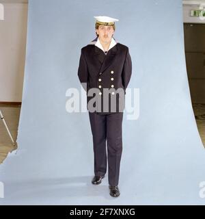 Marinaio della Marina reale (KM)) in gita cerimoniale (1989). Foto Stock