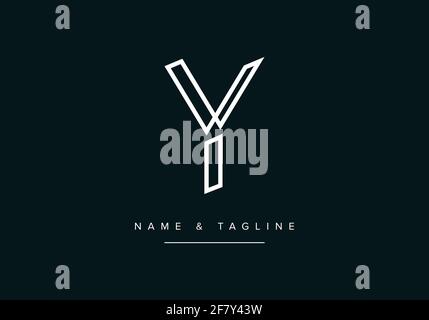 Logo dell'icona Line art della coppa e della foglia Illustrazione Vettoriale