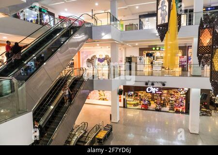 Centro commerciale al coperto, Miri, Malesia Foto Stock