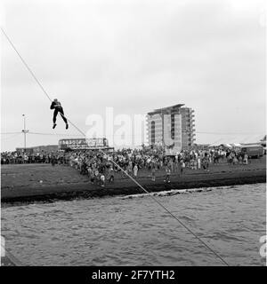 Giorni della flotta 1989 a Den Helder. Installazione di una dimostrazione di Marines. Foto Stock