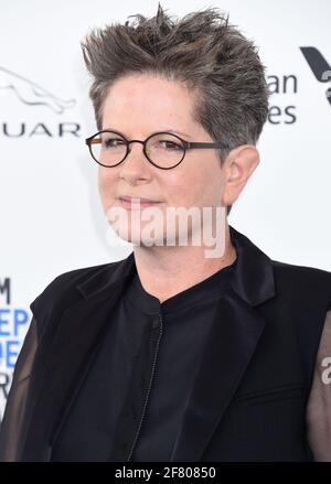 Phyllis Nagy arriva al 31° Independent Spirit Awards, tenutosi sulla spiaggia di Santa Monica, California, sabato 27 febbraio 2016. Foto di Jennifer Graylock-Graylock.com 917-519-7666 Foto Stock