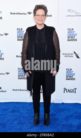 Phyllis Nagy arriva al 31° Independent Spirit Awards, tenutosi sulla spiaggia di Santa Monica, California, sabato 27 febbraio 2016. Foto di Jennifer Graylock-Graylock.com 917-519-7666 Foto Stock