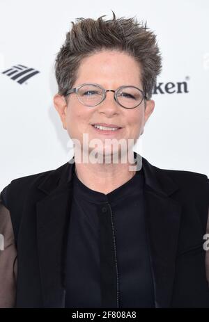 Phyllis Nagy arriva al 31° Independent Spirit Awards, tenutosi sulla spiaggia di Santa Monica, California, sabato 27 febbraio 2016. Foto di Jennifer Graylock-Graylock.com 917-519-7666 Foto Stock