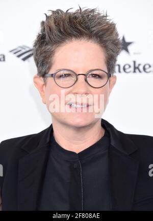 Phyllis Nagy arriva al 31° Independent Spirit Awards, tenutosi sulla spiaggia di Santa Monica, California, sabato 27 febbraio 2016. Foto di Jennifer Graylock-Graylock.com 917-519-7666 Foto Stock