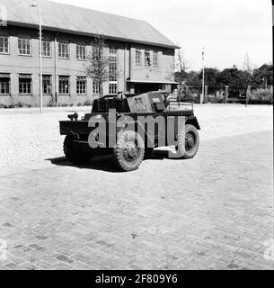 Carri armati, carrier, veicoli armati (Sherman M4A1; RAM II; GMC Staghound; GMC lotter; HUMBER MK i e MK III; Daimler Dingo; Ford Lynx), 1947. Foto Stock