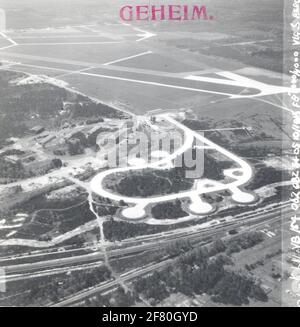 Vista aerea della base aerea di Soesterberg. Foto Stock
