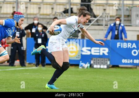 Parma, Italia. 10 Apr 2021. Italia vs Inghilterra, Rugby Six Nations match a Parma, Italia, Aprile 10 2021 Credit: Independent Photo Agency/Alamy Live News Foto Stock