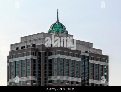 625 Broadway, Albany, ospita il New York state Department of Environmental Conservation. Foto Stock