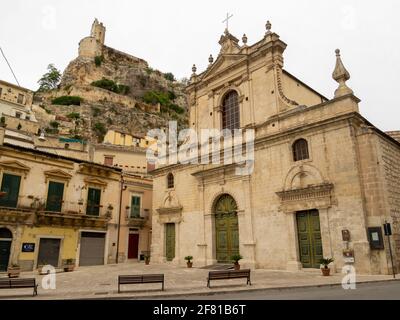 Chiesa di Santa Maria di Betlem sotto Castello dei conti, Modica Foto Stock