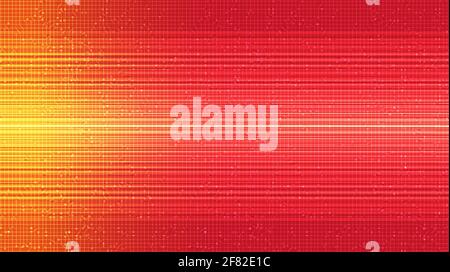 Red Speed Technology background, progettazione concettuale digitale e Internet, illustrazione vettoriale. Illustrazione Vettoriale