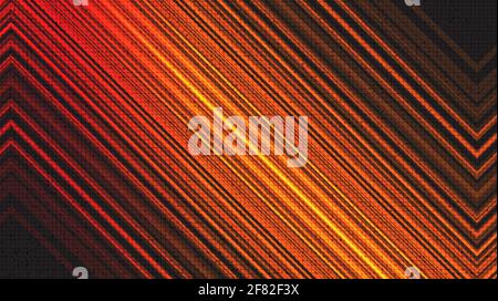 Orange Speed line Technology background,Digital and Connection Concept design,Vector illustration. Illustrazione Vettoriale