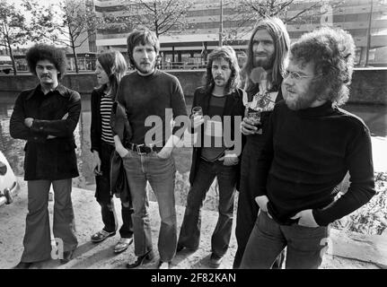 Stealers Wheel, Amsterdam Olanda, 1973, (Photo Gijsbert Hanekroot, Amsterdam) Foto Stock