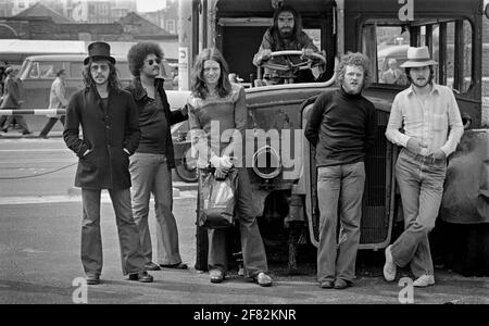 Stealers Wheel, Amsterdam Olanda, 1973, (Photo Gijsbert Hanekroot, Amsterdam) Foto Stock