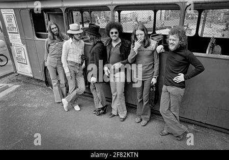 Stealers Wheel, Amsterdam Olanda, 1973, (Photo Gijsbert Hanekroot, Amsterdam) Foto Stock