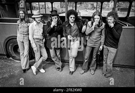 Stealers Wheel, Amsterdam Olanda, 1973, (Photo Gijsbert Hanekroot, Amsterdam) Foto Stock