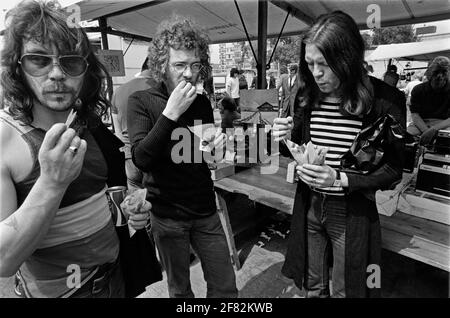 Stealers Wheel, Amsterdam Olanda, 1973, (Photo Gijsbert Hanekroot, Amsterdam) Foto Stock