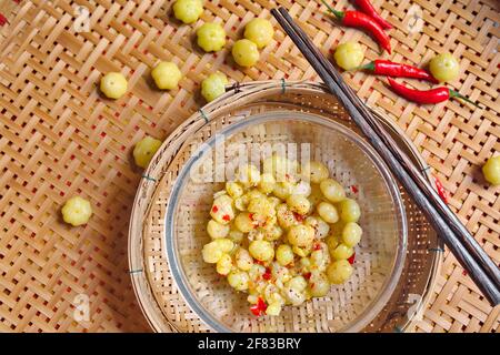 Insalata mista di frutti di bosco Star dolci e acerrimi Foto Stock