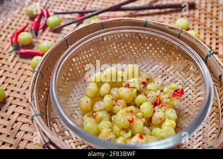 Insalata mista di frutti di bosco Star dolci e acerrimi Foto Stock