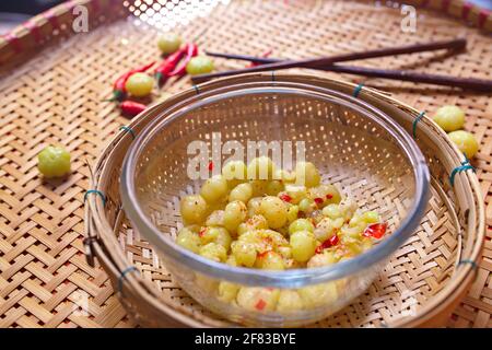 Insalata mista di frutti di bosco Star dolci e acerrimi Foto Stock