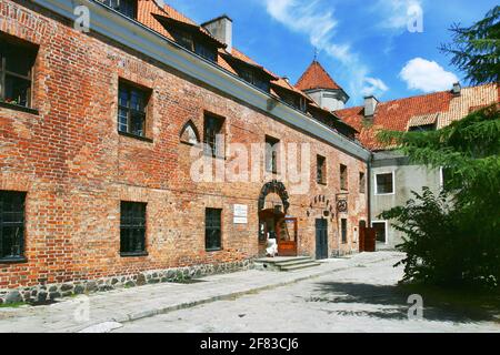 Polonia, Paslek, castello, voivodato warmiano-Masuriano. Foto Stock