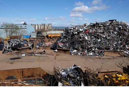 Scrapyard, Edimburgo, Scozia Foto Stock