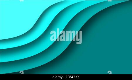 astratto sfondo verde blu onda Illustrazione Vettoriale