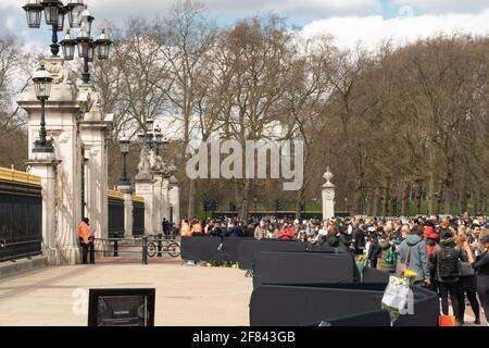 Morte del principe Filippo, duca di Edimburgo Foto Stock