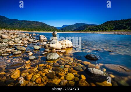 Il punto turistico di Volagonj è il Bangladesh Foto Stock