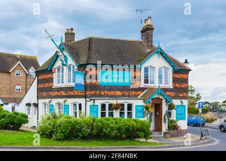 Il pacchetto a vapore Inn (rinnovato) in Littlehampton, West Sussex, in Inghilterra, Regno Unito. Foto Stock