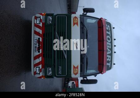 Neil Jameson Truck driver per Eddie Stobart Trucks 5 pilston Foto Stock