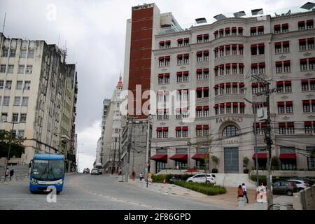 salvador, bahia / brasile - 16 novembre 2020: Facciata dell'hotel Fasano nel centro storico della città di Salvador. Foto Stock