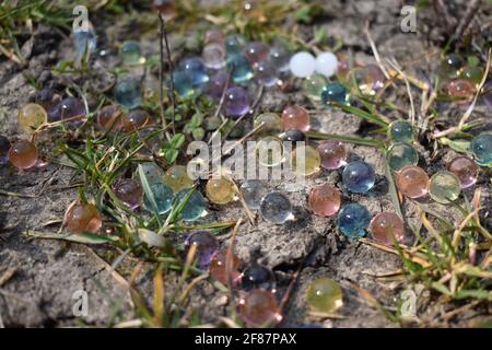 Gelatine con belle palle d'acqua Foto Stock