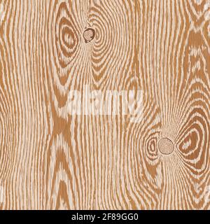Struttura in legno. Sfondo di legno marrone. Vecchio pezzo di legno testurizzato con graffi, vista dall'alto. Superficie del tavolo o del pavimento estremamente dettagliata, materiale naturale. Illustrazione Vettoriale