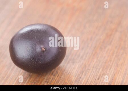 Bacche acai fresche - Euterpe oleracea Foto Stock