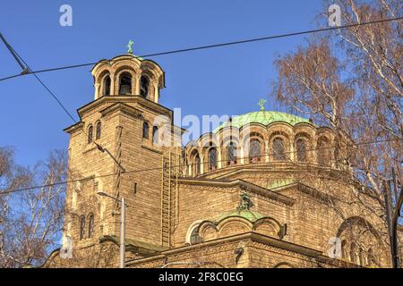 Sveta Nedelya Chiesa, Sofia, Bulgaria Foto Stock