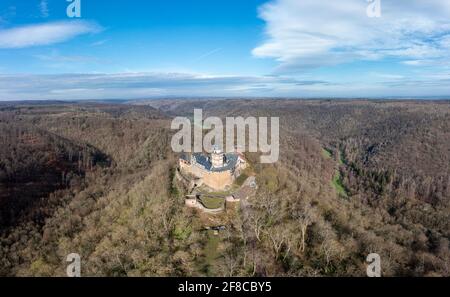 Burg Falkenstein im Harz Foto Stock
