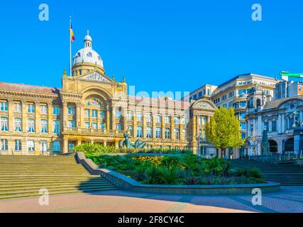 Vista del Birmingham Museum & Art Gallery, Inghilterra Foto Stock