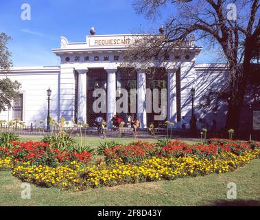 Ingresso al cimitero di Recoleta, quartiere Recoleta, Buenos Aires, Argentina Foto Stock