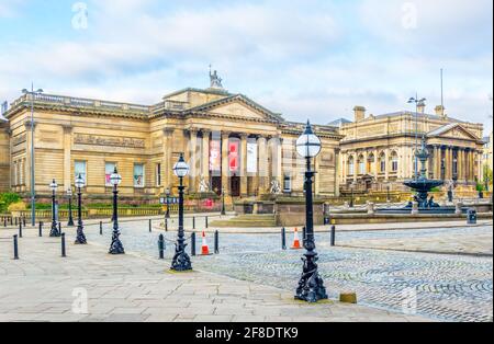 LIVERPOOL, REGNO UNITO, 6 APRILE 2017: La galleria d'arte Walker di Liverpool, Inghilterra Foto Stock