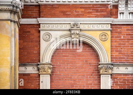 James Cooper House. Caratteristiche architettoniche esterne della famosa località e delle attrazioni turistiche di Toronto, Canada Foto Stock