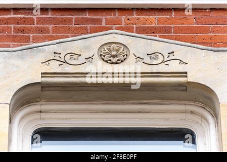 James Cooper House. Caratteristiche architettoniche esterne della famosa località e delle attrazioni turistiche di Toronto, Canada Foto Stock