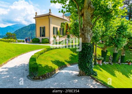 TREMEZZO, 18 LUGLIO 2019: Villa del Balbianello sul lago di Como in Italia Foto Stock