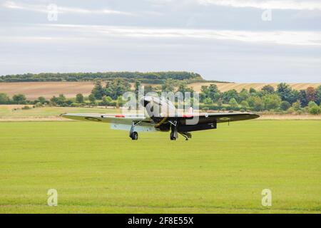 Hawker Hurricane pronto per il decollo Foto Stock