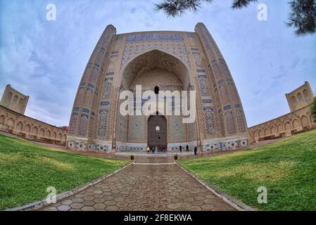 Alla fine del XVI secolo l'Abdullah Khan II (Abdollah Khan Ozbeg) (1533/4-1598), l'ultimo Khan della dinastia Shaybanid di Bukhara, annullò tutti i restaurati Foto Stock