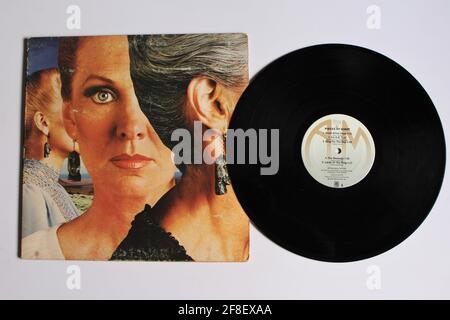 Progressive rock and hard rock band, album di musica Styx su disco LP con dischi in vinile. Intitolato: Pezzi di otto Foto Stock